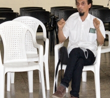 Alison Infante, pastor de la Iglesia Presbiteriana-Reformada Juan G. Hall, en Cárdenas, compartió sobre el derecho a escuchar y ser escuchados