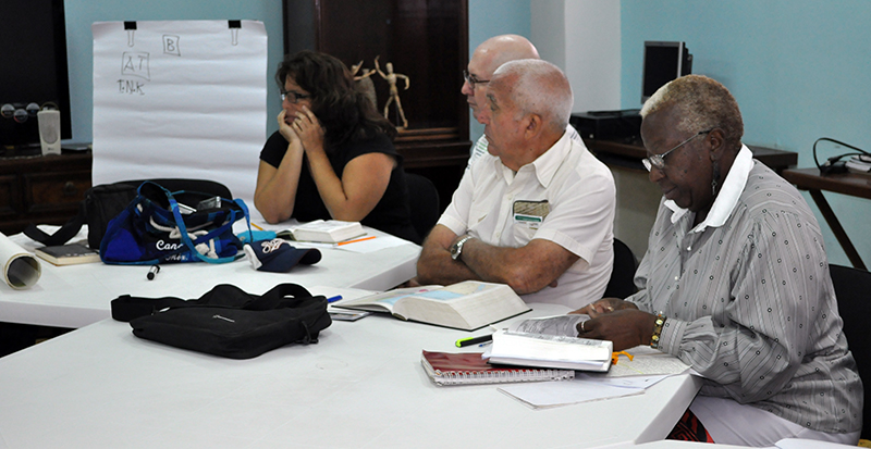 Participantes en el curso