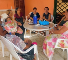 La psicóloga Yessi Sánchez habló también a las madres sobre autocuidado