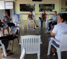Yenia Pupo, coordinadora de la Pastoral para la Reflexión y el Diálogo del CCRD-Cuba, insistió en la necesidad de hacer partícipe de las tareas del hogar a todos sus integrantes