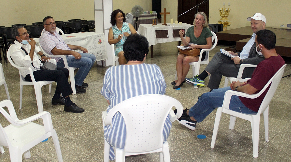 Durante el intercambio con coordinadores y especialistas