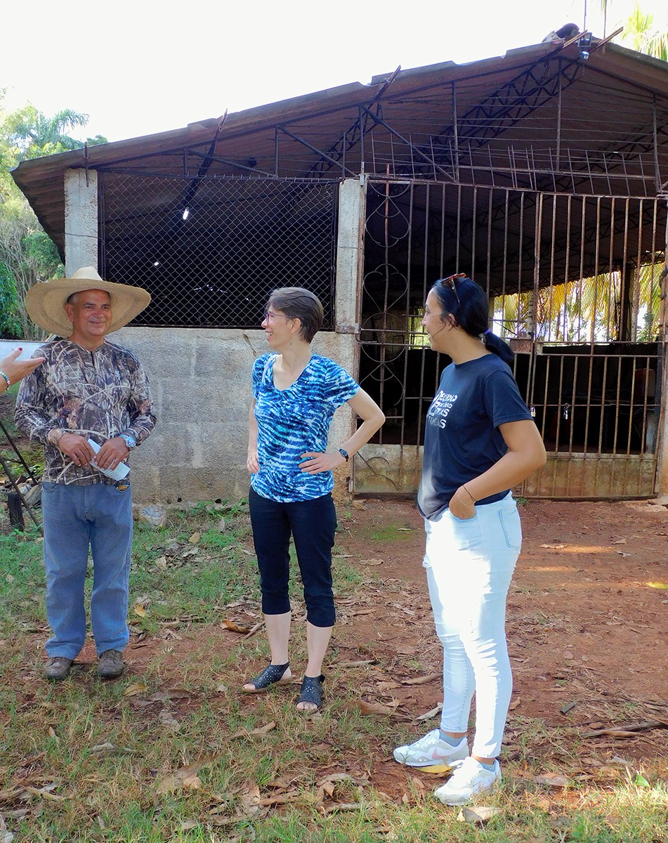 Félix J. Pérez Leal, coordinador de la finca El Retiro, habló sobre las proyecciones que se tienen para incrementar la producción de alimentos