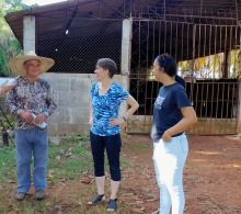 Félix J. Pérez Leal, coordinador de la finca El Retiro, habló sobre las proyecciones que se tienen para incrementar la producción de alimentos