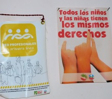 Una muestra de los carteles desarrollados para la campaña perteneciente al proyecto Cultura de Paz se halla en la sede de la localidad Humberto Álvarez