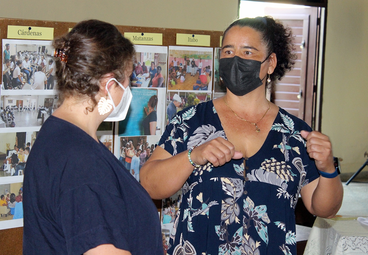 Claudia Lorenzer pudo conocer sobre las potencialidades del CCRD-Cuba para futuras alianzas y proyectos