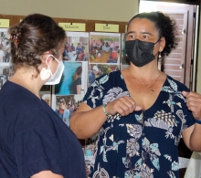 Claudia Lorenzer pudo conocer sobre las potencialidades del CCRD-Cuba para futuras alianzas y proyectos