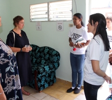 En los locales para consultas del Programa Psico-Comunitario