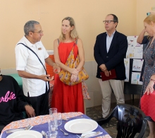 Fue una buena oportunidad para intercambiar con los asistentes al taller para emprendedores