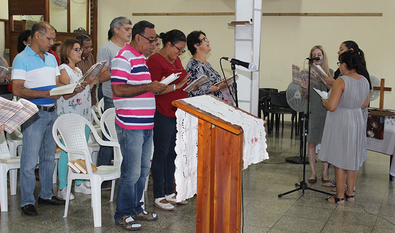 Durante el devocional