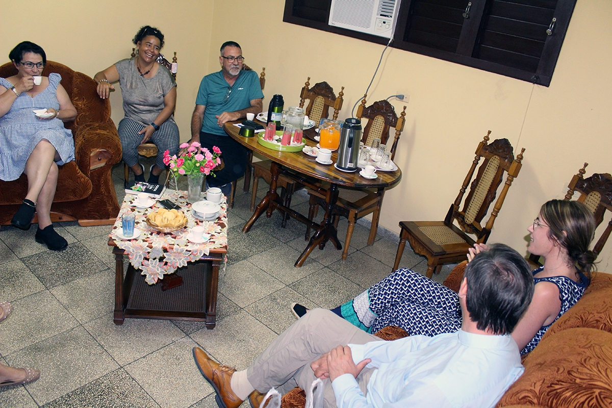 Durante la visita
