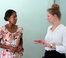 Nadia Verwaal conversa con Valia Solis, coordinadora del Programa Psico-Comunitario