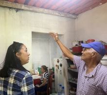 Parte del equipo del CCRD-Cuba visitó a familias pinareñas beneficiadas anteriormente con insumos