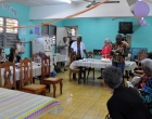 Durante el tiempo devocional que dio inicio a la actividad