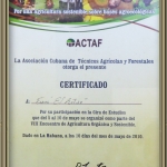 Certificado ACTAF