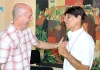 Rev. Gilberto Caballero (izq.) y Jorge Felipe Mérida