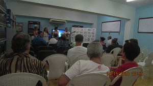 Peña trapando espacios