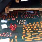 2 Frutos preparados para el proceso de secado solar