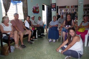 Durante el Taller Orientación a la familia en procesamiento de duelo, en el municipio de Jovellanos