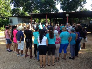 Taller sobre autocuidados femeninos, experiencias de la maternidad