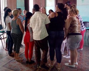 Taller sobre violencia de género, comunidad Bolodrón