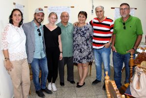 Directivos del CCRD-C y del proyecto Afroatenas, junto a las representantes de la Embaja de la República Checa en Cuba