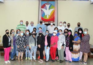 Primer encuentro de trabajo del CCRD-C en 2021. Integrantes del equipo de trabajo entre los que figuran miembros de la Junta Directiva, Coordinadores, Especialistas y personal de apoyo de la Institución