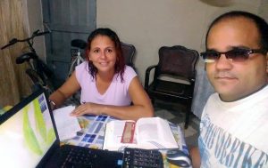 Jorge Enrique Suárez Martínez y Yudy Guerrero de la Iglesia de Cristo de Taguasco