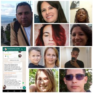 Algunos de los integrantes del Grupo de Emprendedores (as) de Matanzas. Alfredo Rojas, especialista del CCRD-C (arriba izquierda)