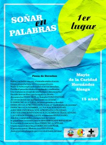 1er Lugar a “Pesca de Derechos”, de Mayte de la Caridad Hernández Aleaga