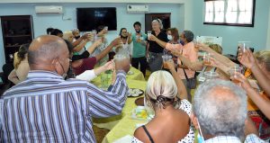 Brindis con emprendedores en el Centro Cultural del CCRD-C