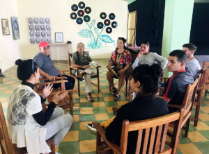 Encuentro con líderes de proyectos comunitarios de Ciénaga de Zapata