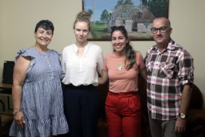 Rita M. García, directora ejecutiva del CCRD-Cuba, Nadia Verwaal, Olga Díaz Ruíz y Juan A. Pérez