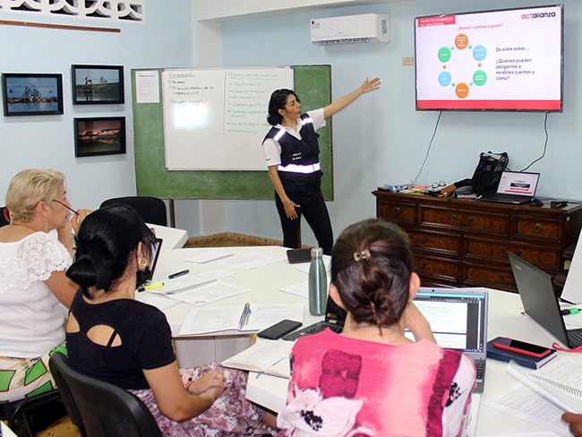 Curso de capacitación con ACT Alianza
