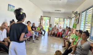 Ana Luisa Bravo, especialista del programa Académico, manifestó la importancia de que las mujeres expresen una elevada y libre espiritualidad