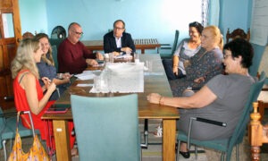 Visita de representantes de Embajada de Francia en Cuba